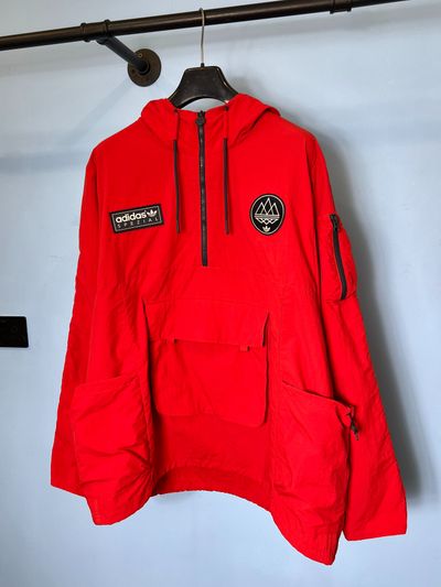 XXL Adidas Spezial SPZL Red Todmorden Smock Jacket (Tagged Large)